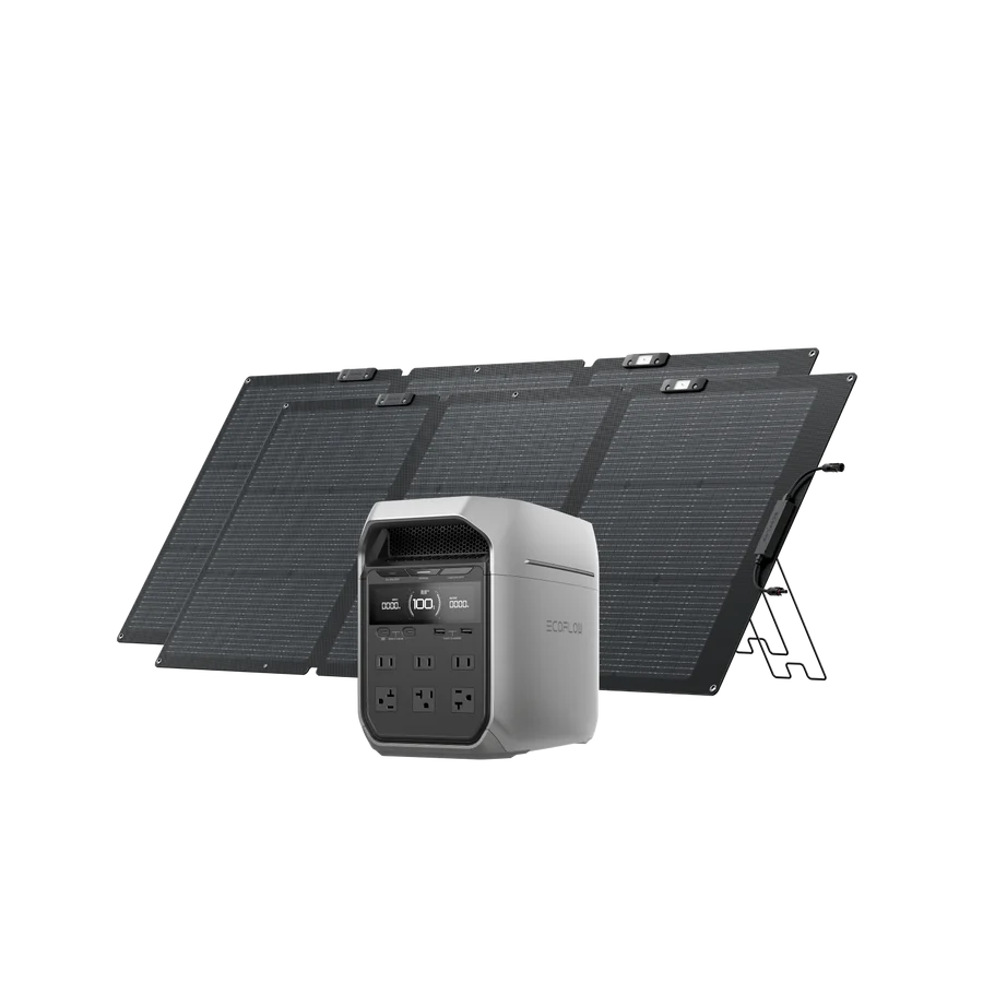 EcoFlow DELTA 3 Plus Solar Generator (PV160W)