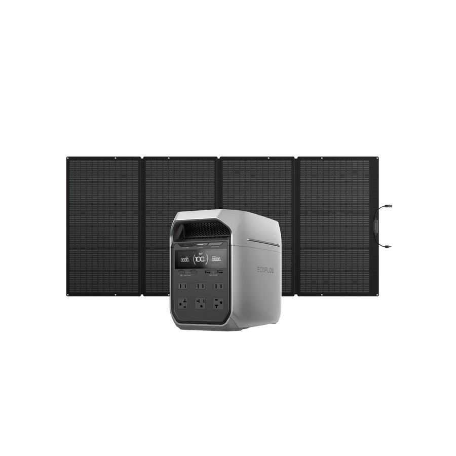 EcoFlow DELTA 3 Solar Generator (PV400W)
