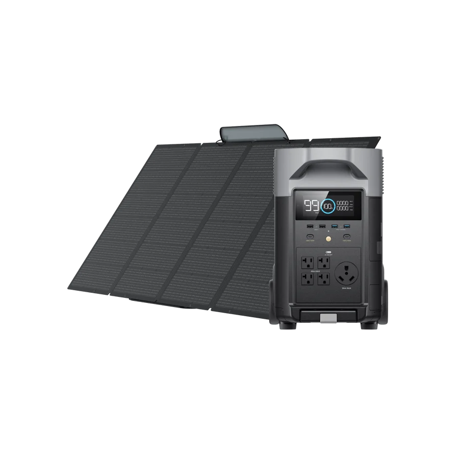 EcoFlow DELTA Pro Solar Generator (PV400W)