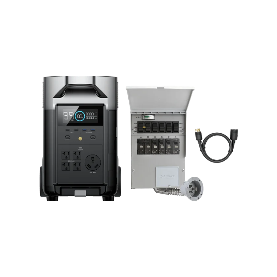 EcoFlow DELTA Pro + Transfer Switch