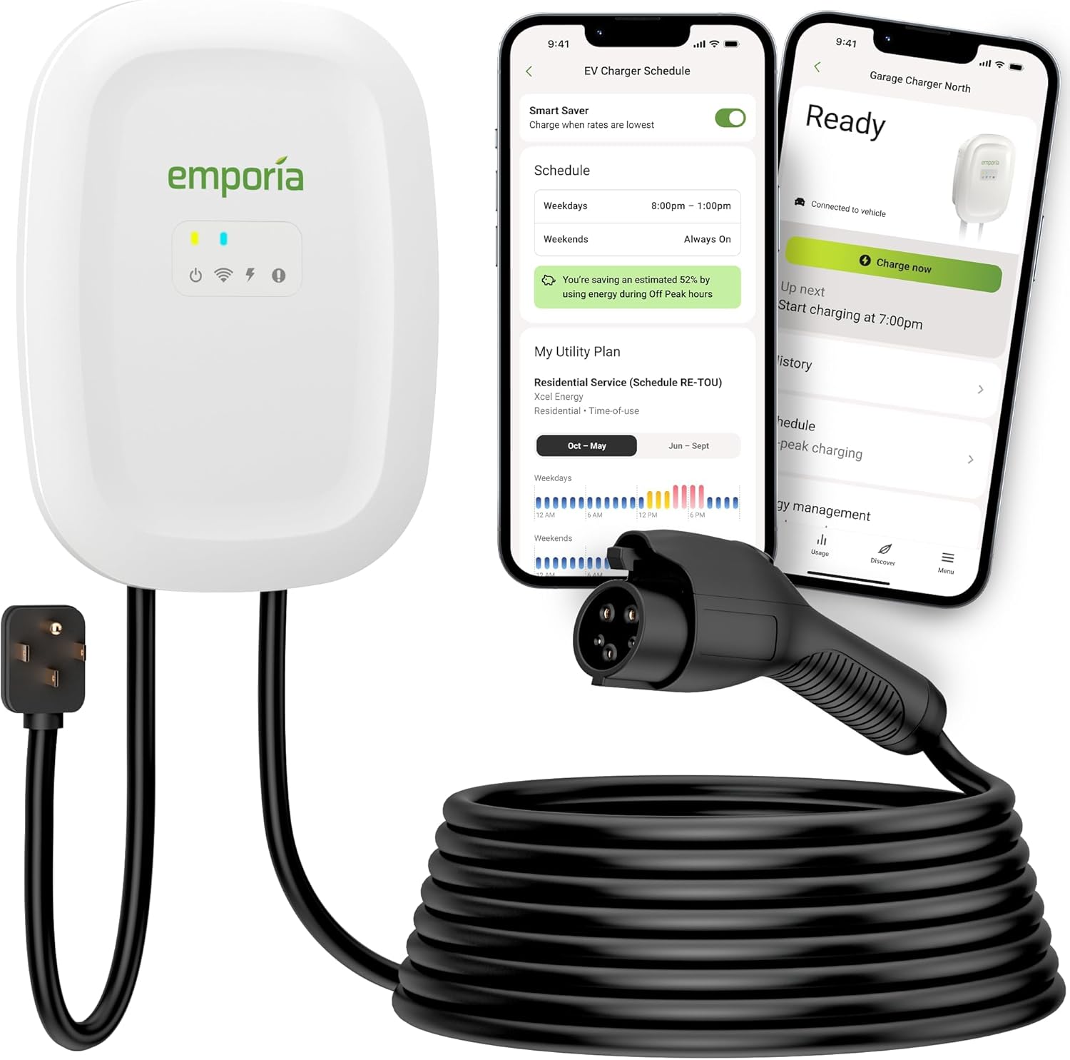 Borne de recharge Emporia EV Charger — disponible sur Amazon.ca