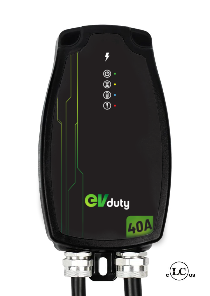 Borne de recharge EVduty 40 — disponible sur Amazon.ca