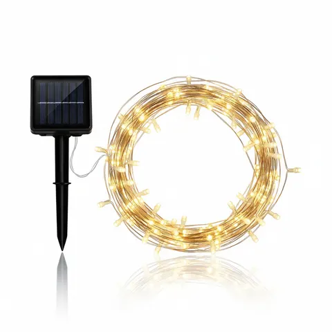 Guirlande lumineuse solaire extérieure