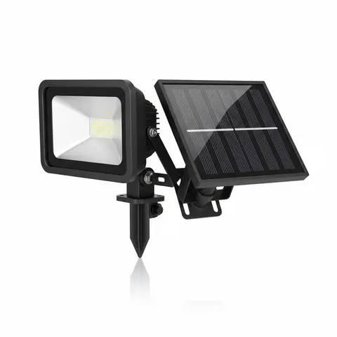 Projecteur solaire extérieur à DEL